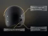 Peroz Filus Carbon Jethelm, carbonio opaco, XL Anteprima dell’immagine prodotto 11
