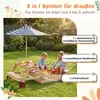 Stół piknikowy dla dzieci COSTWAY z piaskownicą i Podgląd zdjęcia produktu 4