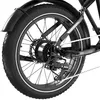 Close-up of the rear wheel and drivetrain of an electric bicycle. Produktbild-Vorschau