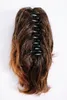 WIG ME UP Haarteil Schwarzbraun-Rostbraun-Mix kurz wild Produktbild-Vorschau 4