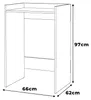 Waschmaschinenschrank FP4 62 cm Wotan Eiche Produktbild-Vorschau 4