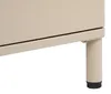 BELIANI Sideboard Beige Stahl Halbhoch Schmal mit Goldenen Produktbild-Vorschau 8