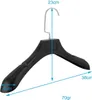 Intirilife Kleiderbügel in UNIVERSAL SCHWARZ - 10 Stück Produktbild-Vorschau 4