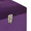 vidaXL Banc avec compartiment de rangement 105 cm Violet Voir les images du produit 5