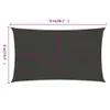vidaXL Tenda da sole 160 g/m² antracite 6x8 m HDPE Anteprima dell’immagine prodotto 15
