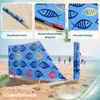 Lantigo Strandparavent Fisch 4m Windschutz Sichtschutz Produktbild-Vorschau 3