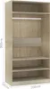 vidaXL Armadio rovere Sonoma 100x50x200 cm materiale a base Anteprima dell’immagine prodotto 14