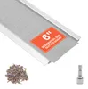 VEVOR, 12 kusů, ochrana okapů, 152,4 mm, hliníkové clony na Náhled obrázku produktu 1