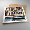 Gerahmtes Poster - Rahmen in heller Eiche - Kubanisch Auto Produktbild-Vorschau 3
