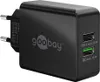 Dual-USB Schnellladegerät USB/QC3.0 28W (schwarz) Produktbild-Vorschau 22
