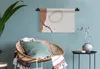 MuchoWow® Wandteppich Wandbehang Sommer - Abstrakt - Grau Produktbild-Vorschau 5