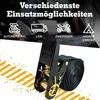 Spanngurt einteilig 4m - 6m lang 25mm breit 500 kg schwarz Produktbild-Vorschau 5