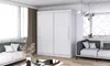 A modern living room with a white sliding door wardrobe, two sofas, and a coffee table. Náhled obrázku produktu