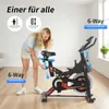 KeHot Indoor Cycling Bike ZS-501, Heimtrainer Fahrrad mit Produktbild-Vorschau 8