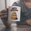 Bierkuchen Happy Biersday Kaffeebecher für Biertrinker zum Produktbild-Vorschau 2