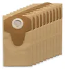 A stack of brown paper vacuum cleaner bags. Produktbild-Vorschau