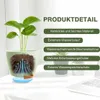 5er Set Selbstbewässerungstöpfe, mit Ablauf & Tank, 7-14 Produktbild-Vorschau 6