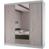 Schiebetürenschrank LICO II - 200cm Kleiderschrank mit Produktbild-Vorschau 3