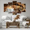 Bild auf Leinwand - Leinwandbild - Cappuccino Tasse Körner Produktbild-Vorschau 6