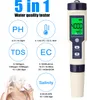 digitální měřič kvality vody 5 v 1 - Náhled obrázku produktu 6