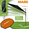 KESSER® Sonnenschirm Doppelsonnenschirm 4,6m x 2,7m | Produktbild-Vorschau 2
