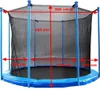 walexo Trampolin "Innenliegendes Sicherheitsnetz" für 6 Produktbild-Vorschau 1