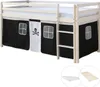 Lits superposé 90x200 cm avec Matelas Lit mezzanine en Bois Voir les images du produit 2