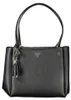 Schwarze Damen-Tasche mit Henkel & Reißverschlusstaschen – Produktbild-Vorschau 21