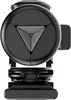 A close-up, top-down view of a black selfie stick tripod attachment with a triangular logo. Anteprima dell’immagine prodotto