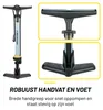 Pompa per bicicletta Dunlop con manometro per valvole Anteprima dell’immagine prodotto 11