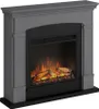 Cheminée électrique décorative "Helmi" Gris foncé - Voir les images du produit 2