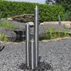 CLGarden Edelstahl Säulenbrunnen ESB1 mit 3 Säulen 100cm Produktbild-Vorschau 4