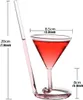 Spiral-Cocktailglas, drehbares Martini-Glas, kreatives Produktbild-Vorschau 4