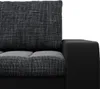 Links Ecksofa mit Schlaffunktion Aurora, Schwarz + Schwarz Produktbild-Vorschau 6