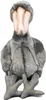 Kuscheltier Schuhschnabel grau 33 cm Plüschvogel Produktbild-Vorschau 3