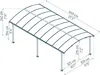 Palram - Canopia Aluminiowa wiata samochodowa Arcadia 6400 Podgląd zdjęcia produktu 9
