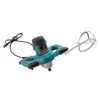 A teal and gray electric mixer with a black cord and a metal mixing attachment, isolated on a white background. Náhled obrázku produktu