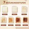 HOMCOM Wasserkocher Toaster Set mit 4 Scheiben Toaster, Produktbild-Vorschau 6