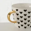 Tasse aus Porzellan mit goldenem Griff, FAYETTE Produktbild-Vorschau 2