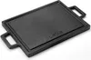 A black cast iron griddle with handles. Anteprima dell’immagine prodotto