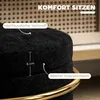 HOMCOM Sitzhocker mit Stauraum, Kleiner Hocker mit Deckel Produktbild-Vorschau 4