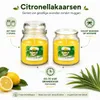 Candela profumata alla citronella - Set da 2 – Allontana le Anteprima dell’immagine prodotto 4