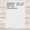 Mr. & Mrs. Panda Postkarte Tagsüber bin ich Rentner.... - Produktbild-Vorschau 2