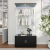 INONEFT, witryna szklana, stojąca, z oświetleniem LED, Podgląd zdjęcia produktu 8
