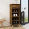 Botník kouřový dub 40x36x105 cm kompozitní dřevo Náhled obrázku produktu 2