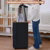 Wäschekorb mit Rollen, Wäschebehälter für Schmutzwäsche, Produktbild-Vorschau 4