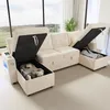 Merax Narożnik rozkładany z funkcją spania, sofa w Podgląd zdjęcia produktu 4