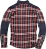 Merlin Hendrix Motorrad Hemd, rot/blau/weiß, 2XL Produktbild-Vorschau 4