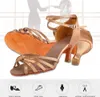 Scarpe latine morbide e comode, scarpa da ballo Cha Cha Cha Anteprima dell’immagine prodotto 7
