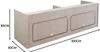 Wohnwagen Oberschrank Wohnmobil 100cm x 30cm x 30cm Camper Produktbild-Vorschau 6
